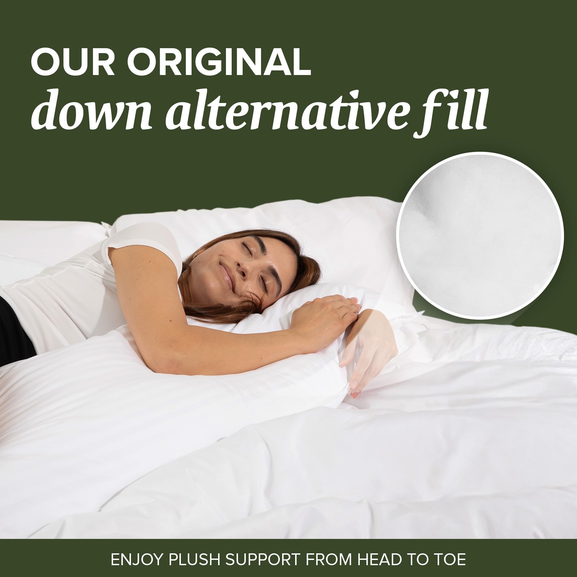 Beckham Hotel Collection full-body support contours to your body for alignment.