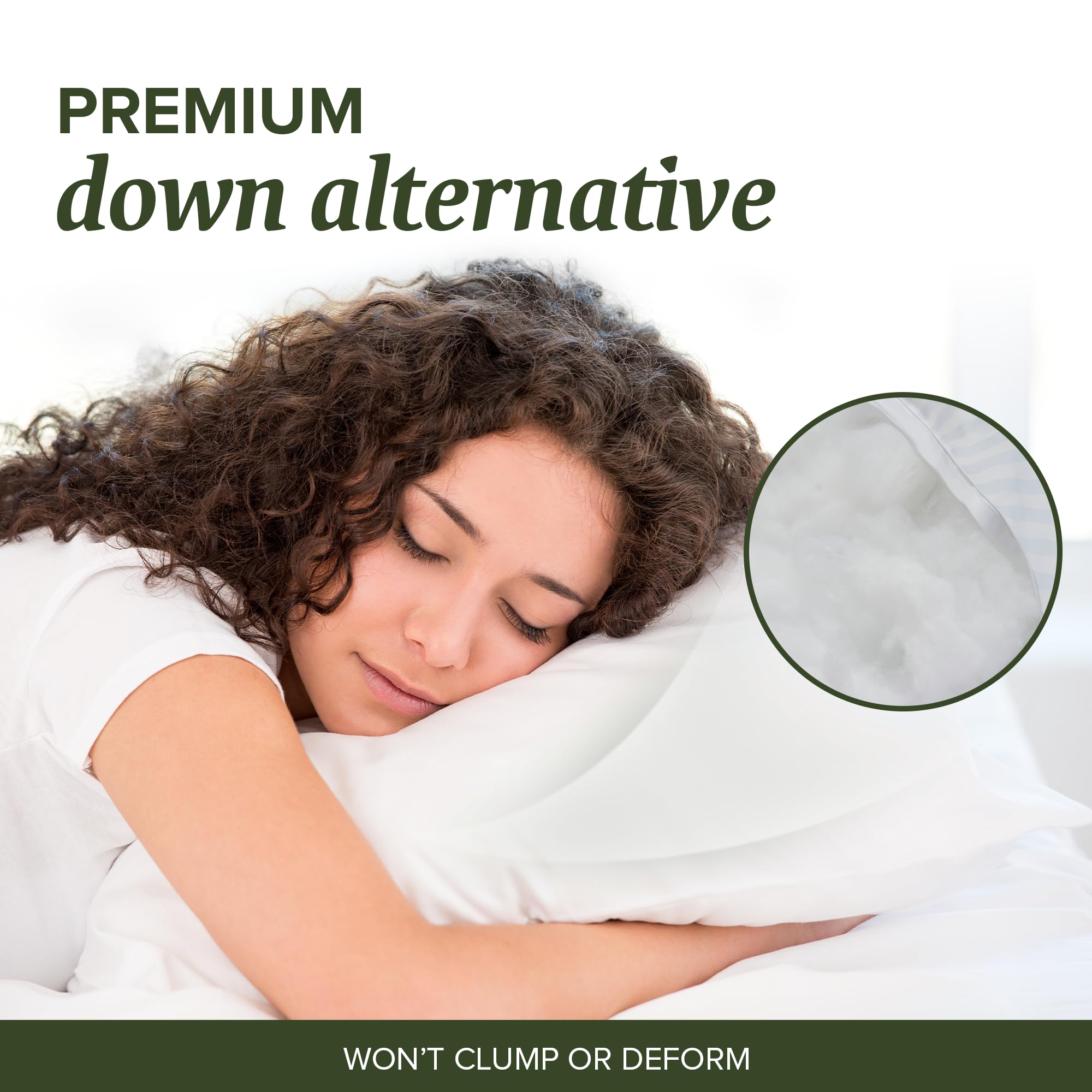 Beckham Hotel Collection machine washable pillow for easy care