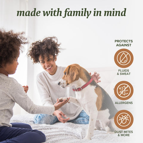 Beckham Hotel Collection queen-size protector preserves mattress feel.