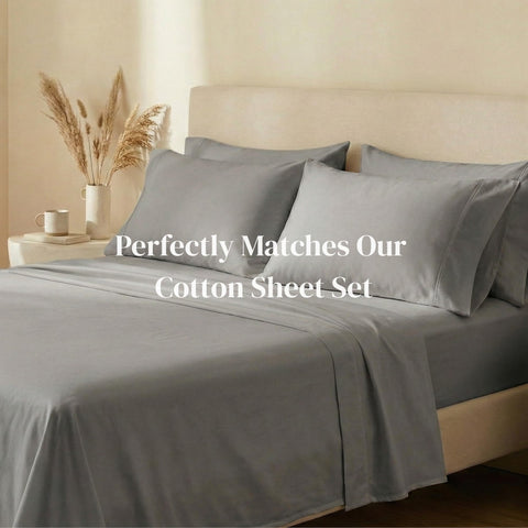 Beckham Hotel Collection pillowcase hypoallergenic fabric suitable for sensitive skin.