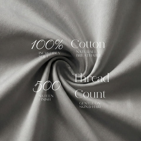 Beckham Hotel Collection pillowcase close-up shows softened fiber for cozy feel.