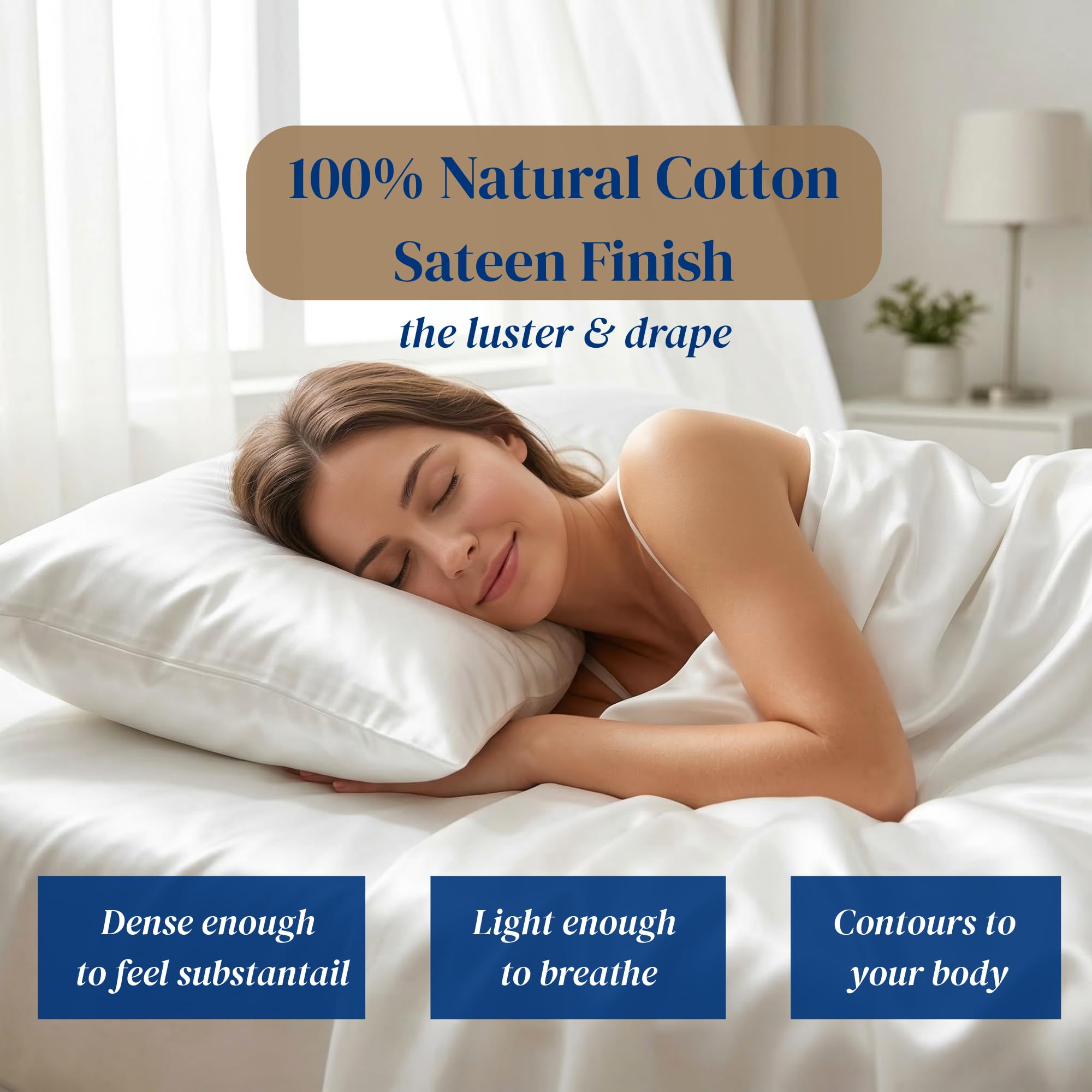 Beckham Hotel Collection king-size sheet with 16-inch pockets fits tall beds securely.