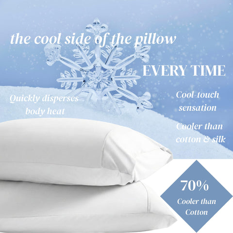 Beckham Hotel Collection king-size pillowcase set in a cozy bedroom scene.