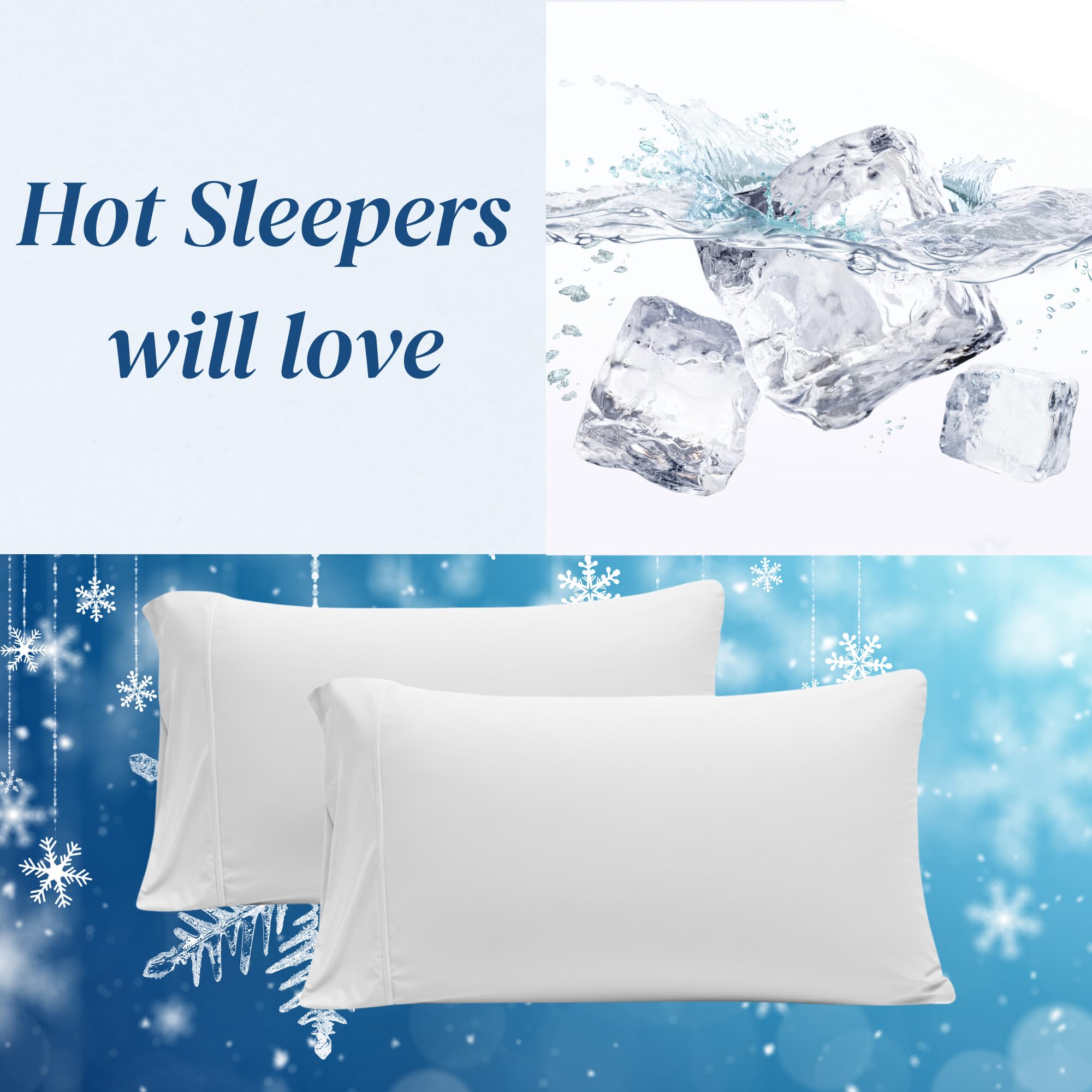Beckham Hotel Collection pillowcase envelope closure design for secure pillow placement.