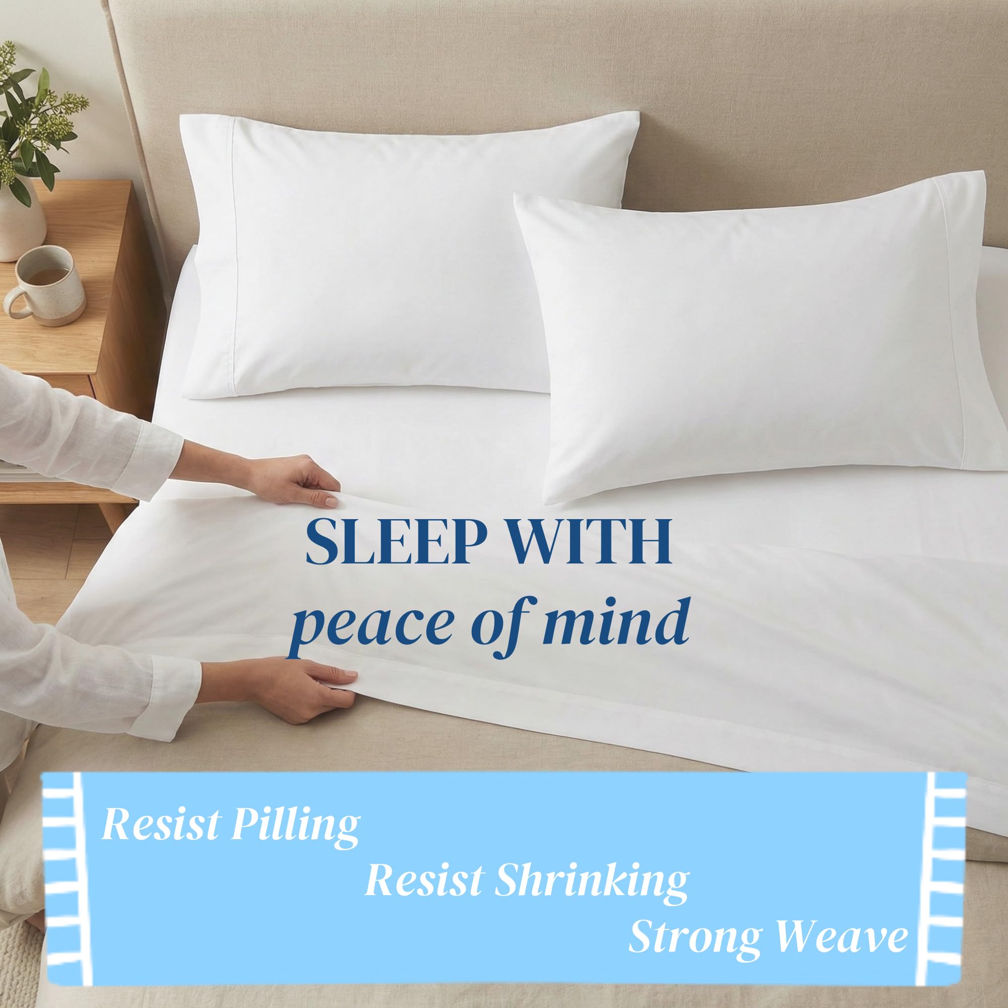 Beckham Hotel Collection gift-ready pillowcase for hot sleepers.