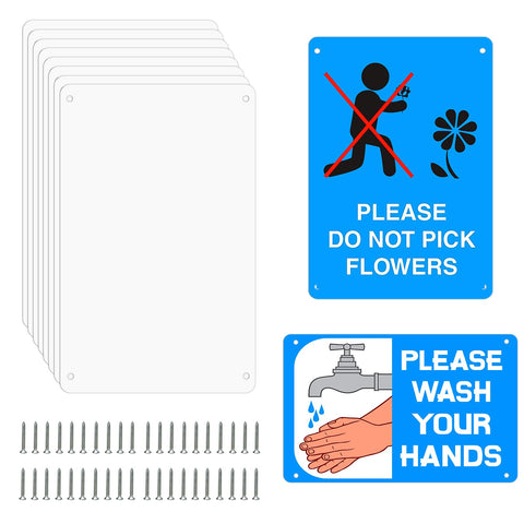 Beclumas sublimation sign blank 12x8 ready for personalized wall decor.