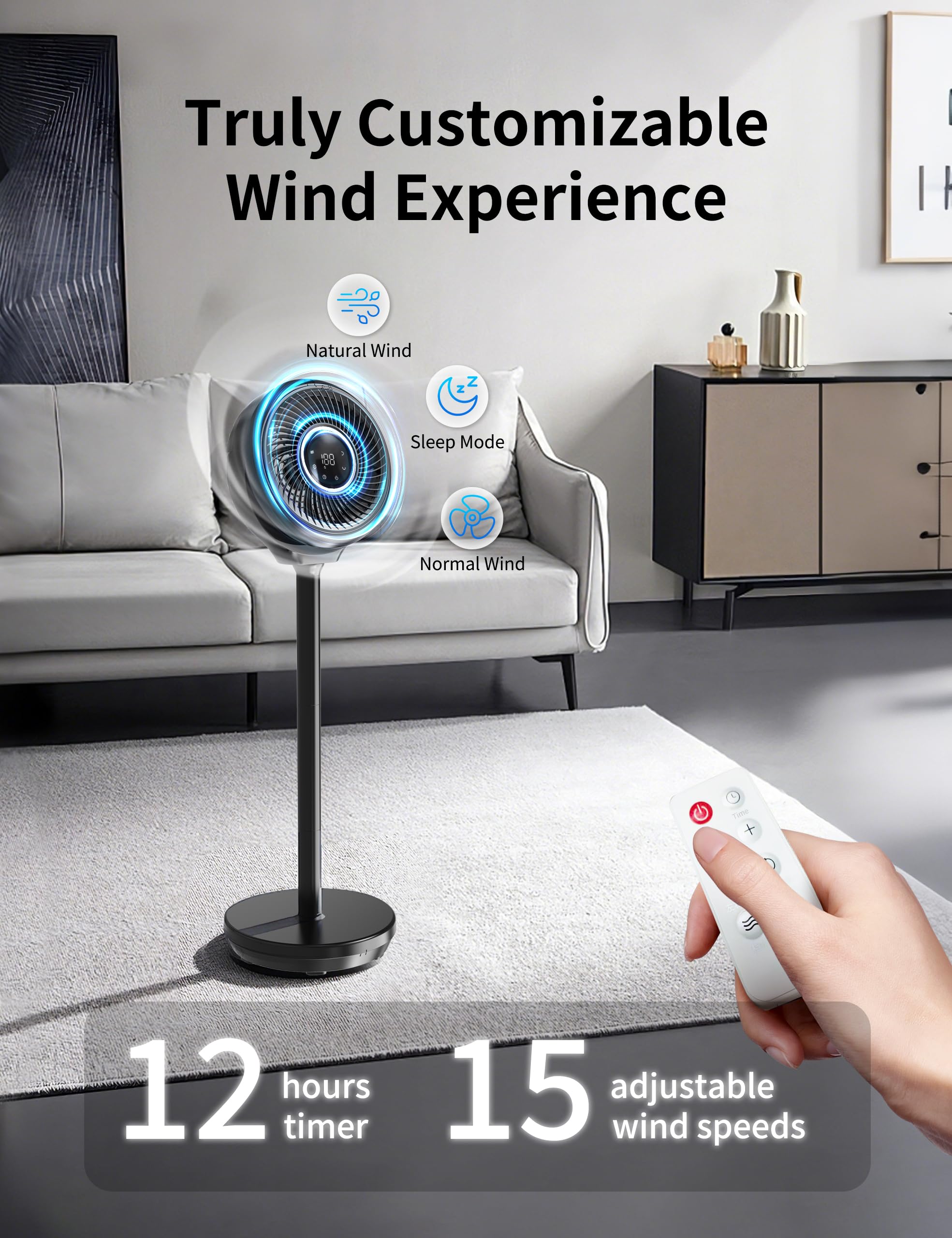 Becvtoz quiet 25dB motor for bedroom use