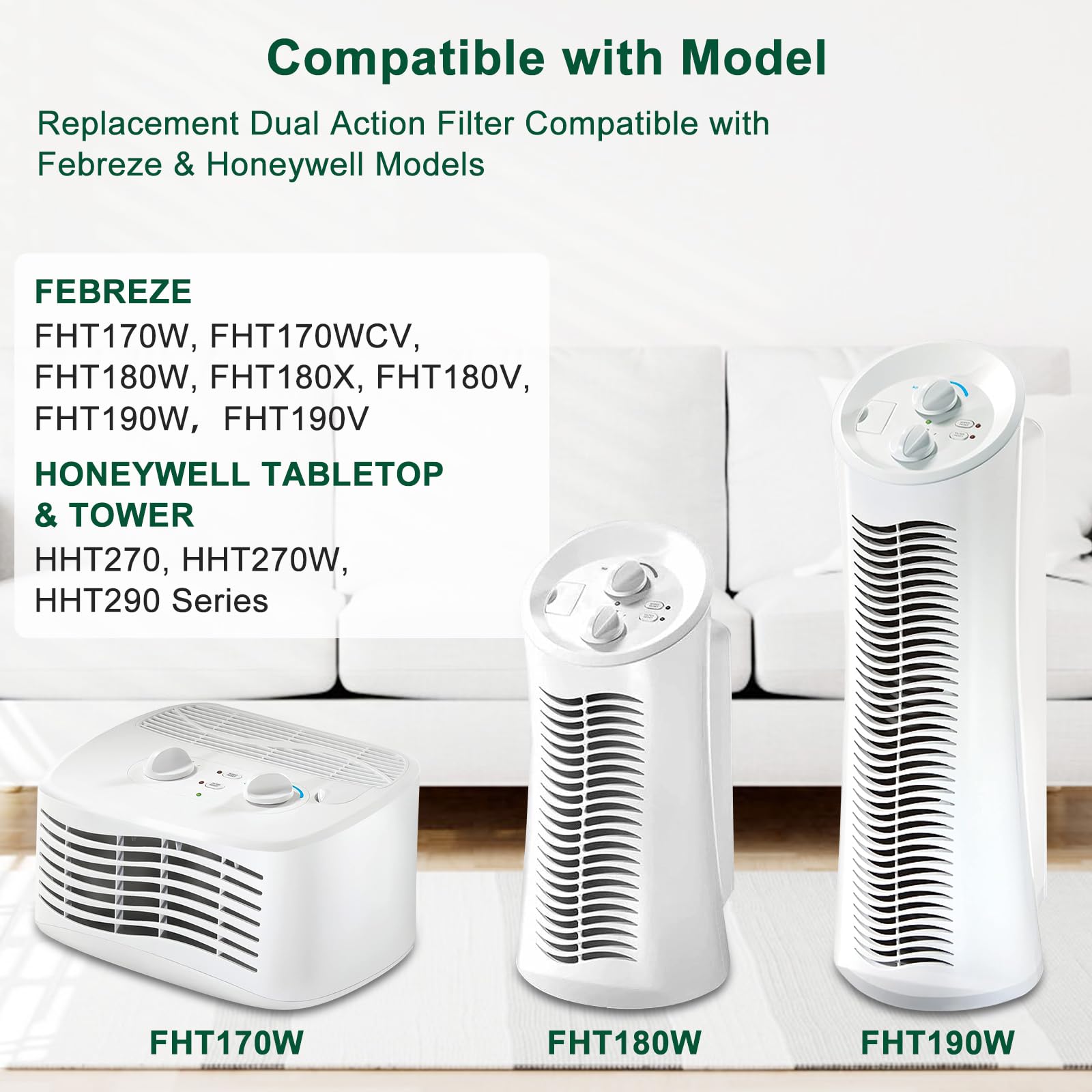 Bedavol FRF102B activated-carbon filters neutralize odors.