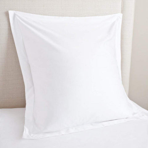 BeddingStar white 600tc Egyptian cotton sham on bed for lux comfort
