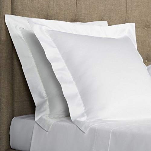 BeddingStar sateen weave sham white finish highlights sheen
