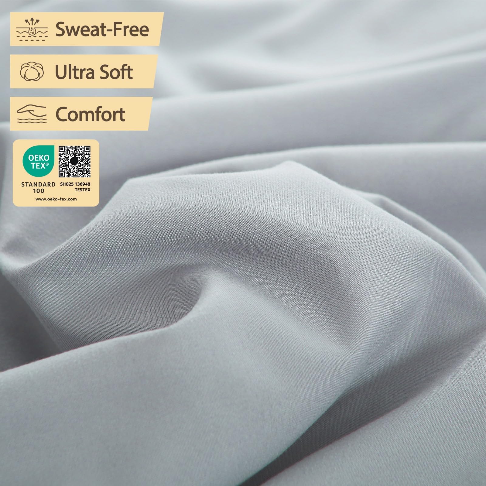Bedecor fitted sheet stretched over 16-24 inch air beds securely.