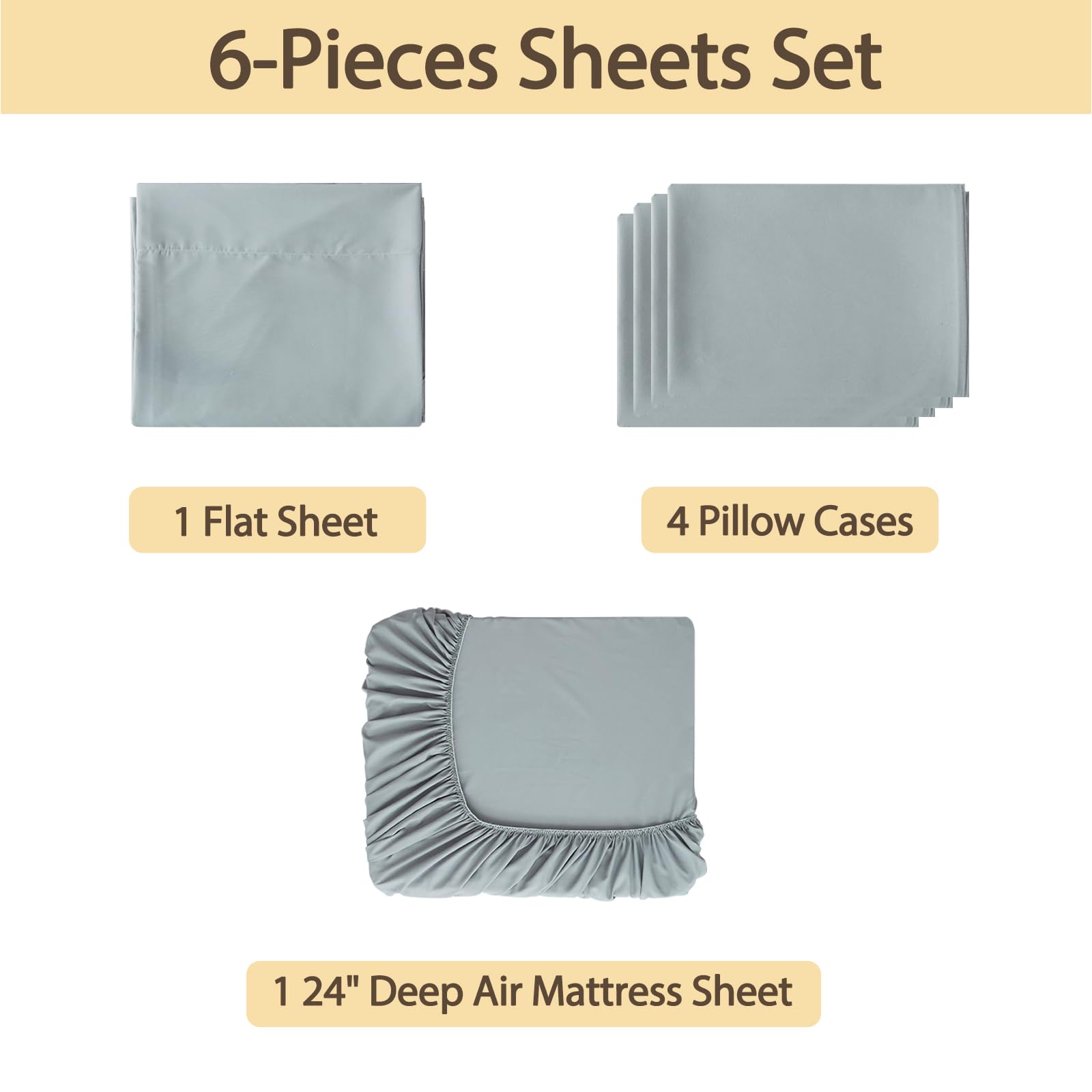 Bedecor queen pillowcases with soft, durable fabric for daily use.