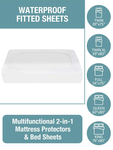 Bedecor sizes from Twin to Cal King for a snug, tailored fit