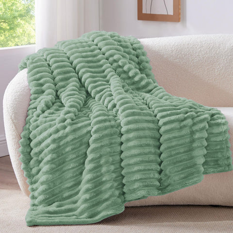 BEDELITE 300GSM double-sided fleece close-up showing plush softness