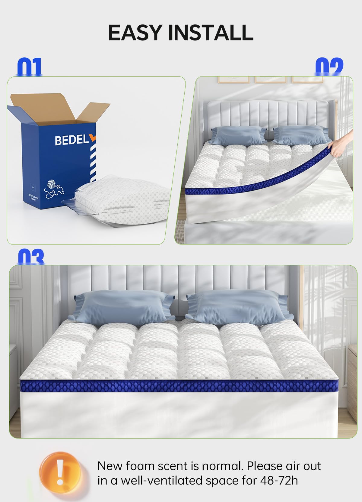BEDELITE foam is CertiPUR-US certified for safety and durability