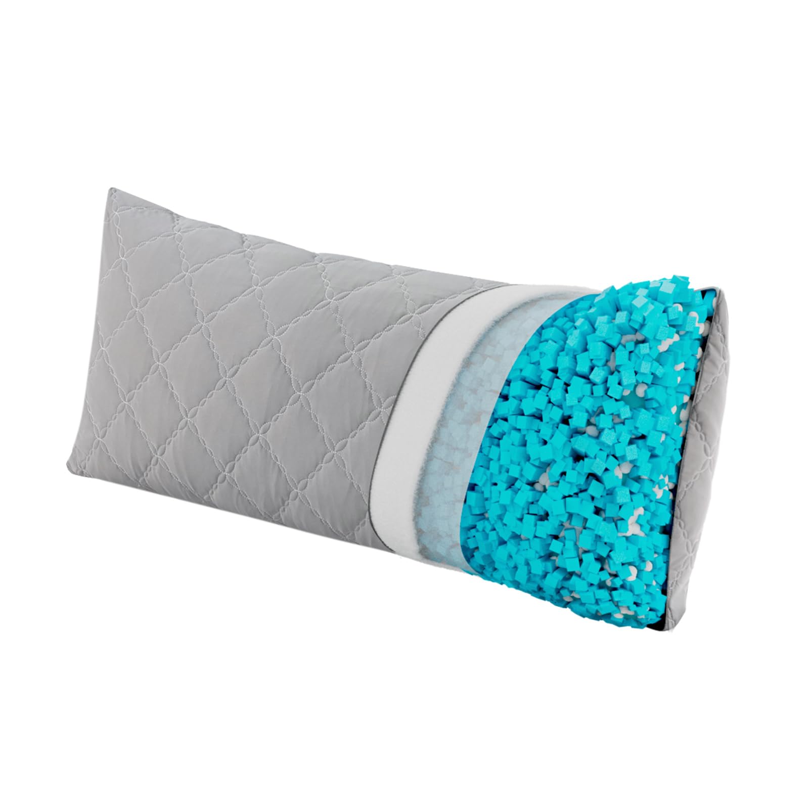 BEDELITE easy-care pillow shown with clean, tailored appearance over time.