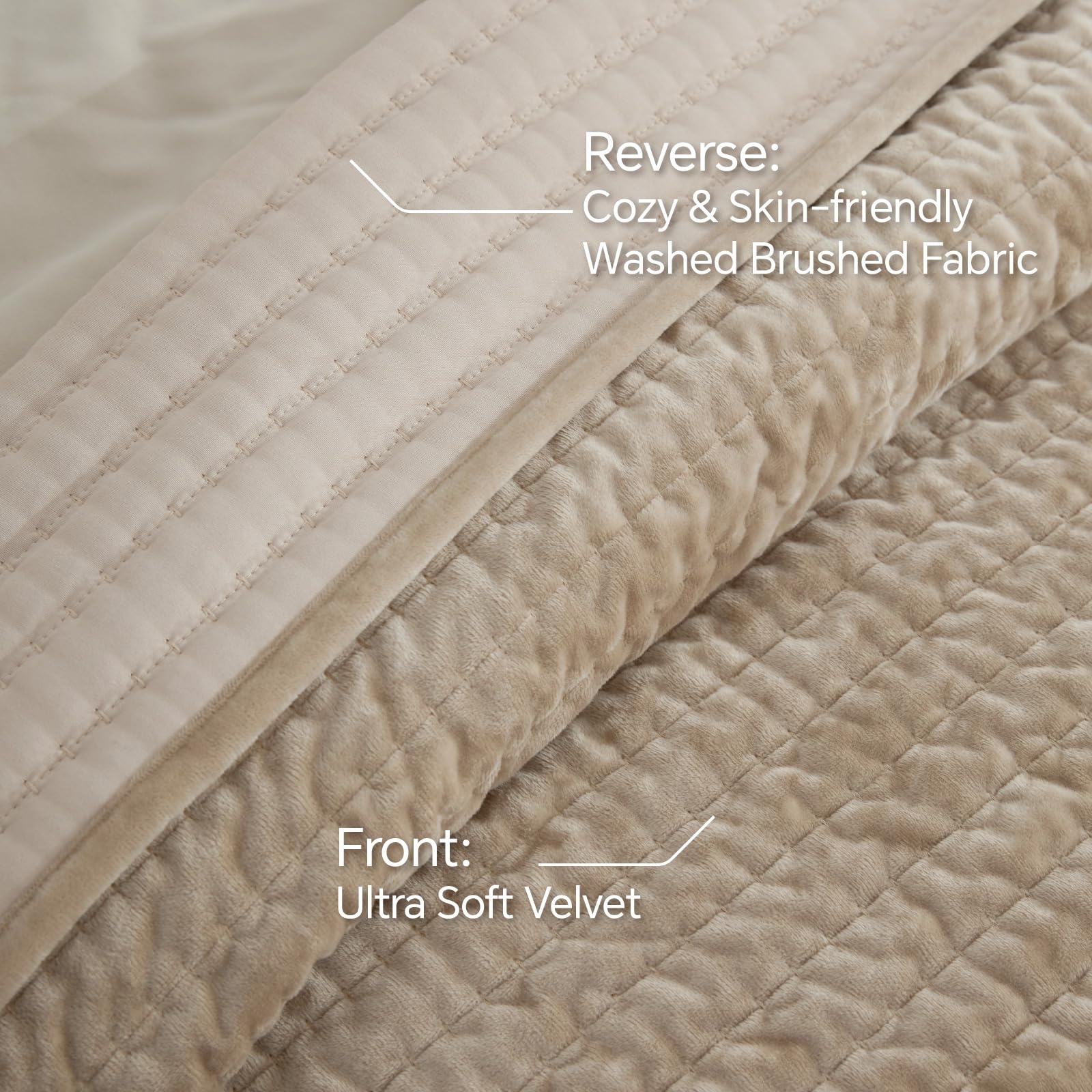 BEDELITE down-alternative fill provides lasting loft without heaviness