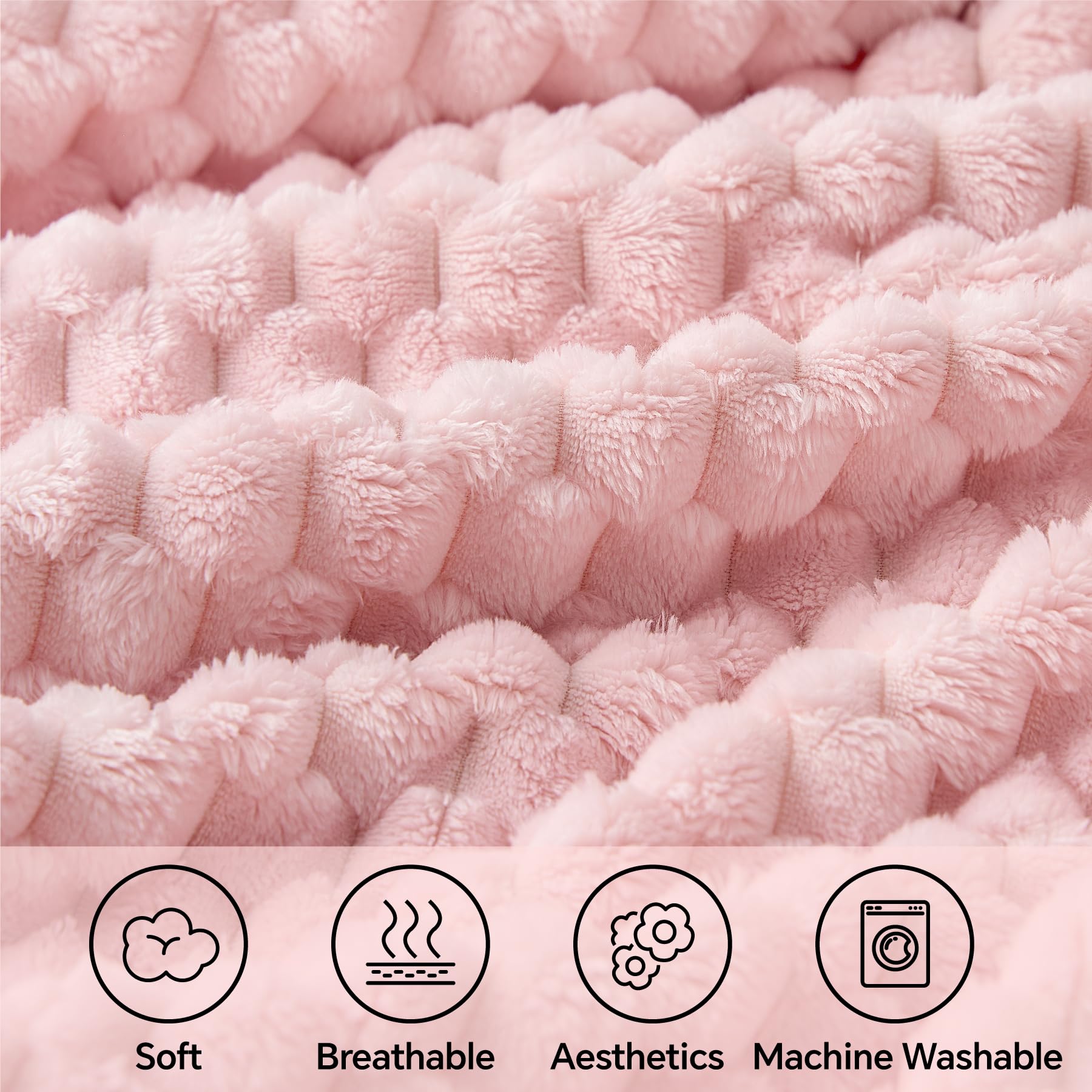 BEDELITE twin blanket drapes over bed or couch for comfort.