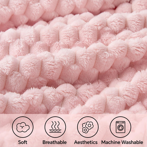 BEDELITE twin blanket drapes over bed or couch for comfort.