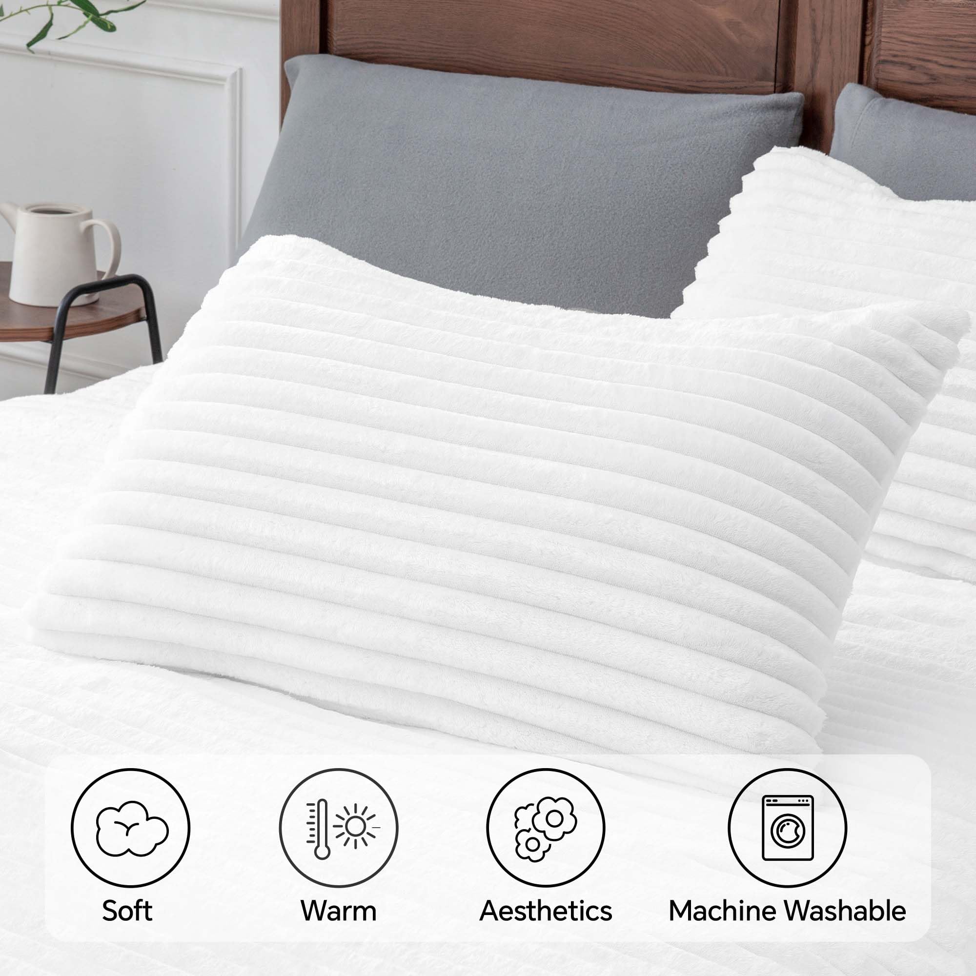 Down-alternative fill delivers warmth without heavy weight
