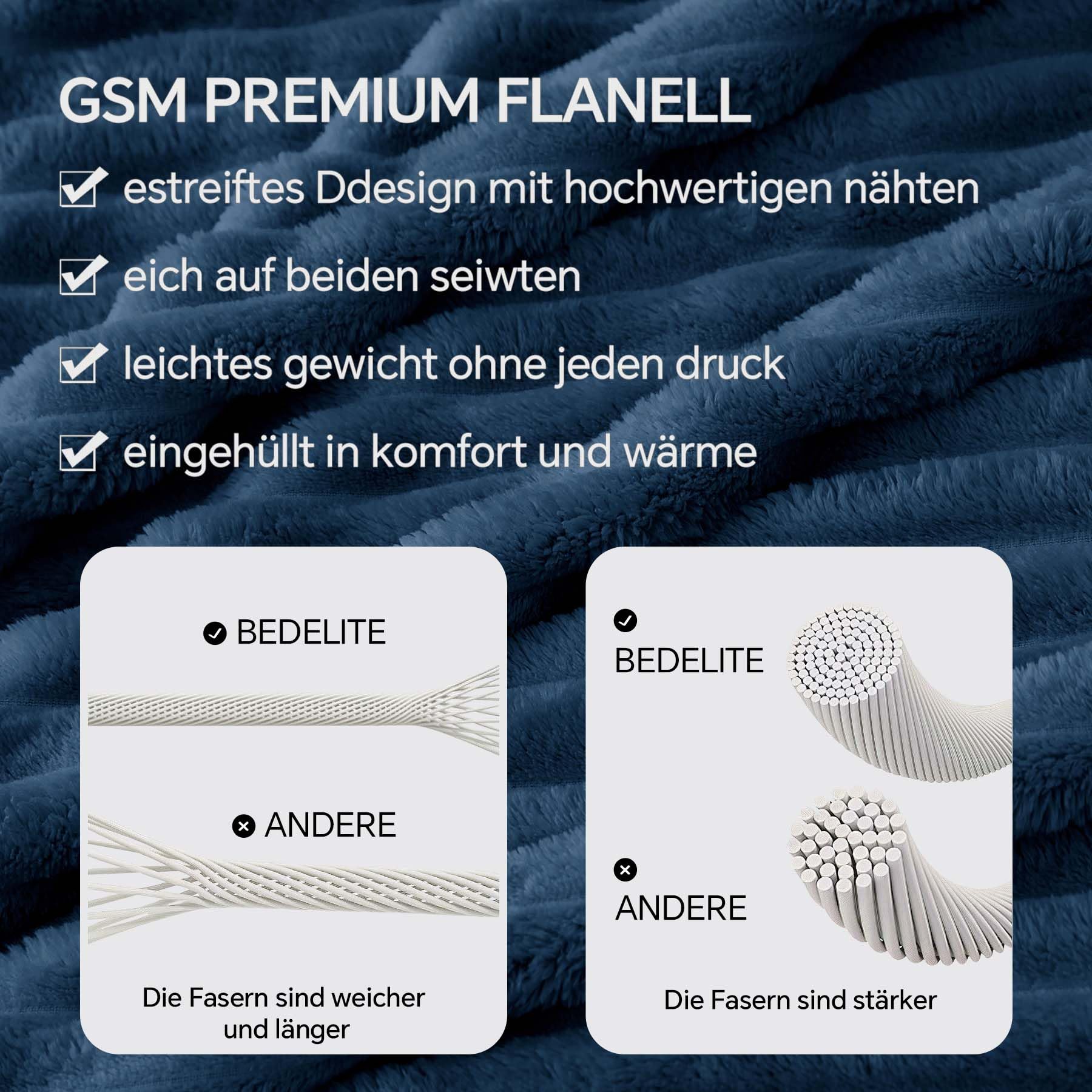 BEDELITE all-season fleece blanket keeps you comfy across seasons