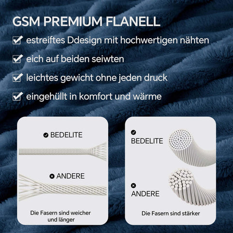 BEDELITE all-season fleece blanket keeps you comfy across seasons