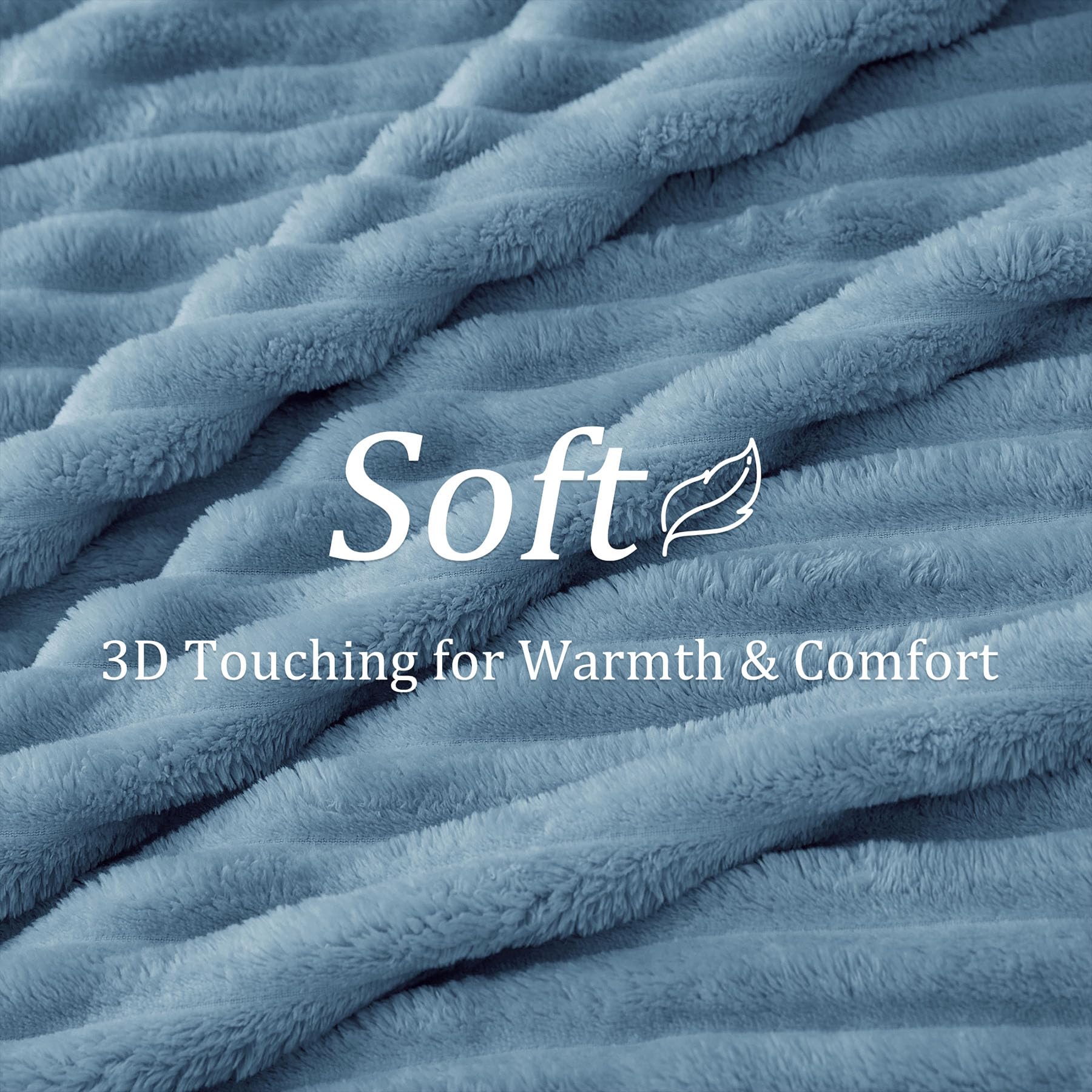 BEDELITE fleece throw blanket draped over chair for versatile use