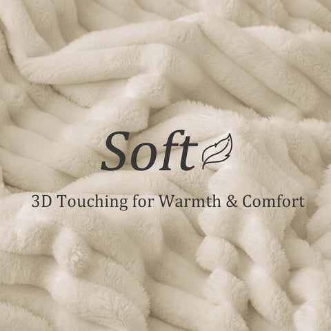 BEDELITE fleece throw on couch for napping and TV nights