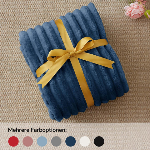 BEDELITE easy-care blanket with reinforced seams for durable daily use