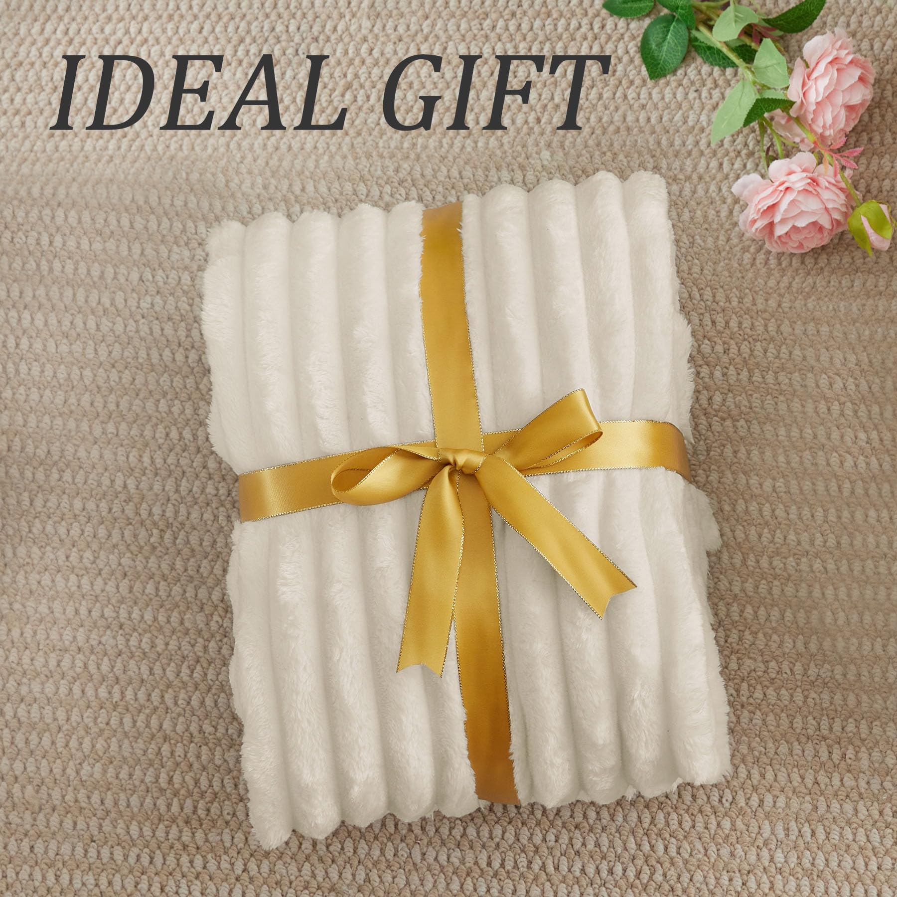 BEDELITE fleece throw ideal for travel and camping warmth