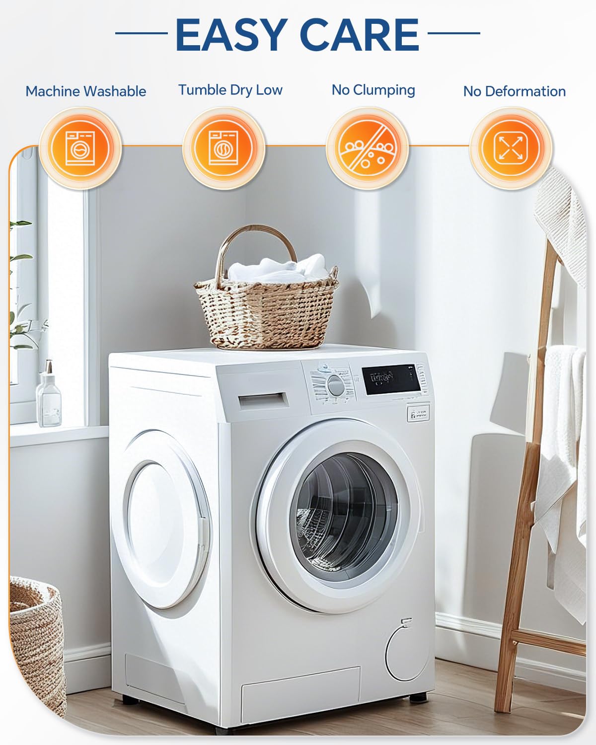 BEDELITE king-removable-cover machine-washable for easy cleaning.