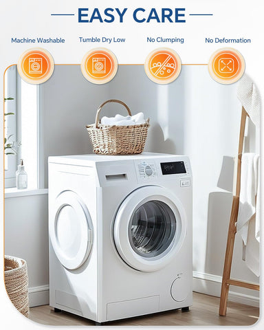 BEDELITE king-removable-cover machine-washable for easy cleaning.