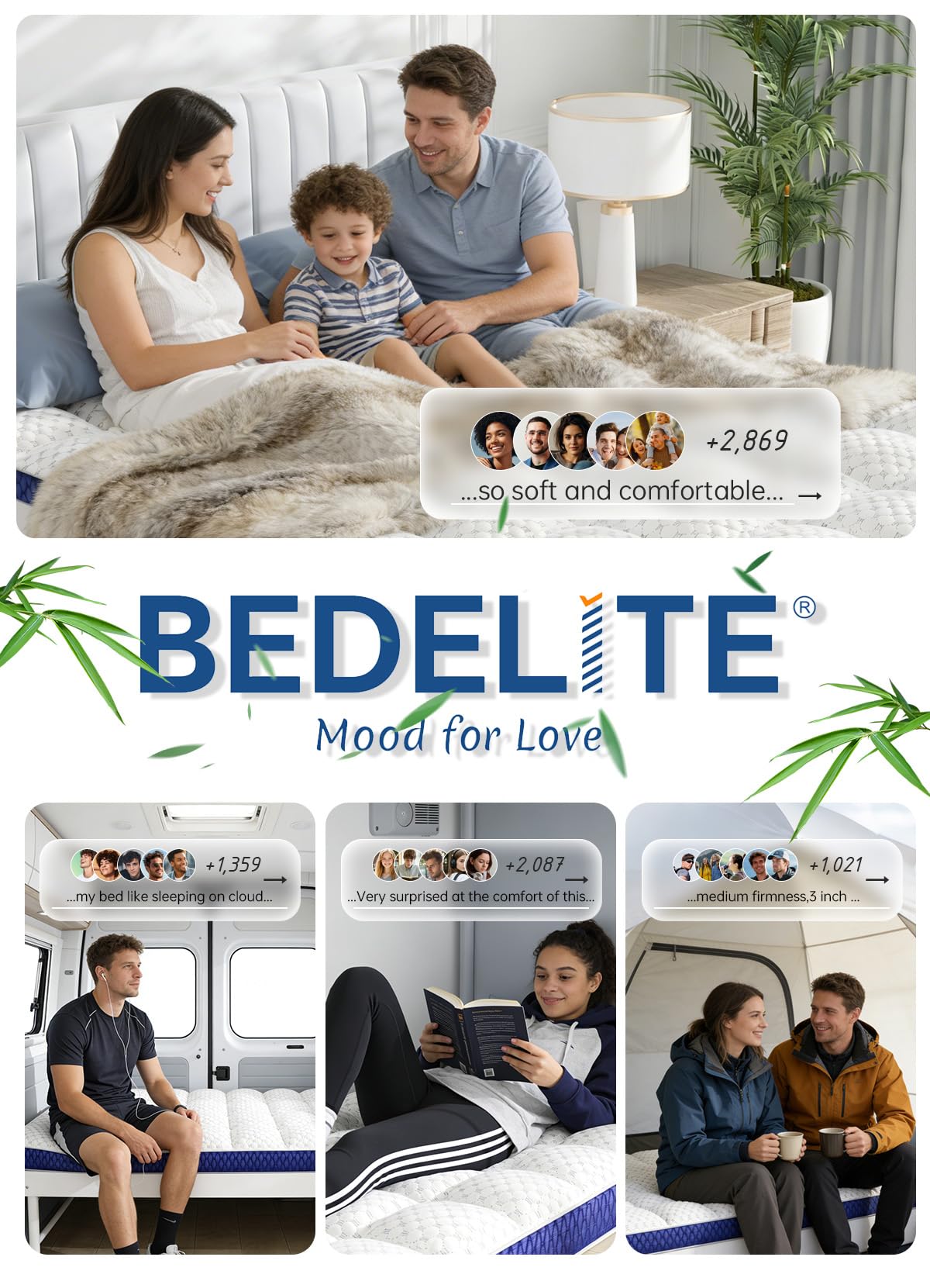 BEDELITE uses OEKO-TEX certified materials for skin-friendly bedding