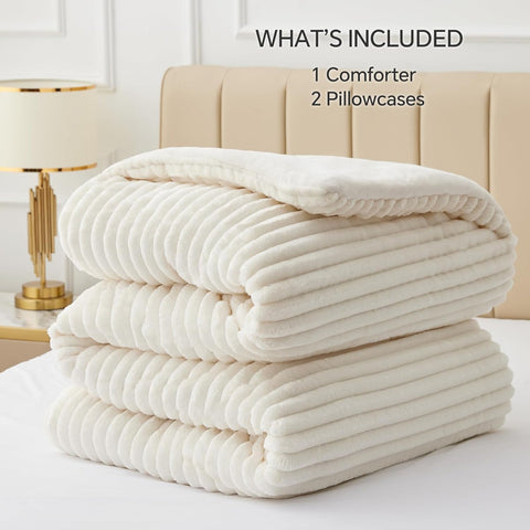 BEDELITE oversized queen pillowcases included for complete coverage