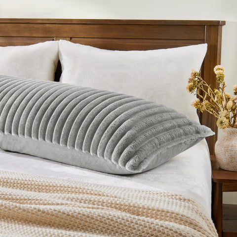 BEDELITE pillow cover with zipper ensures a secure fit and easy insertion for 20x54 pillow