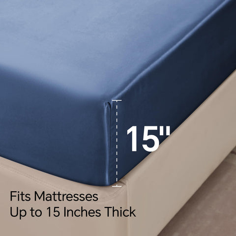 Bedelite pillowcases with smooth seams to minimize tugging