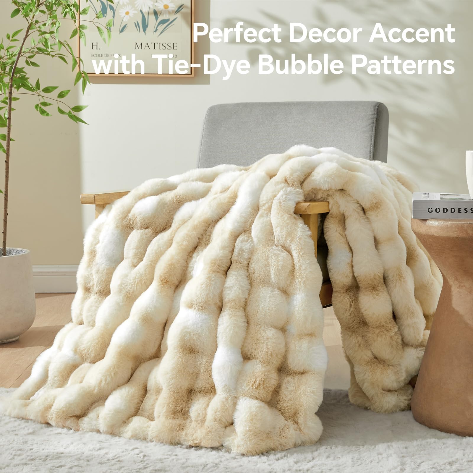 BEDELITE room-decor blanket elevates bedroom and living room aesthetics.