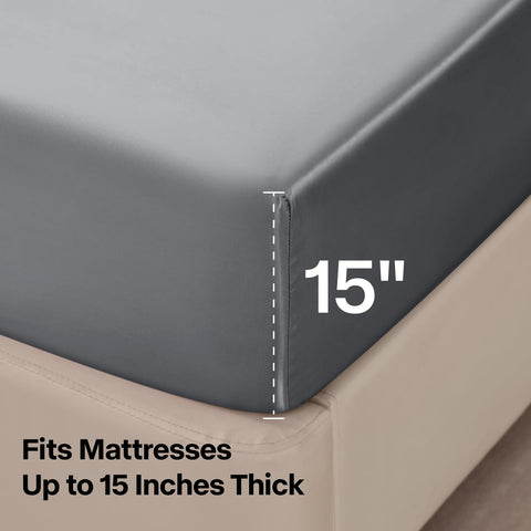 BEDELITE bedding set enhances room ambiance with elegant color.