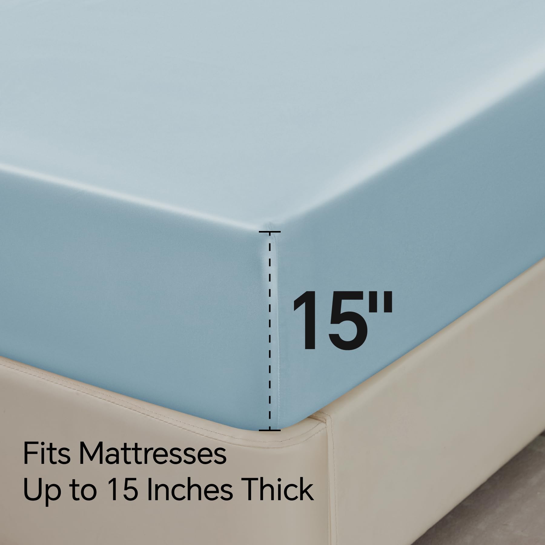 BEDELITE satin sheets designed for easy care with cold wash and low tumble dry.