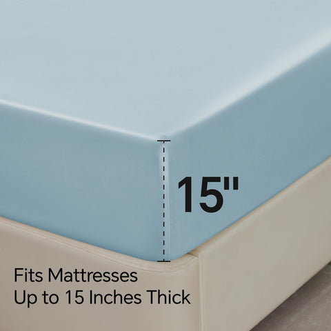 BEDELITE satin sheets designed for easy care with cold wash and low tumble dry.