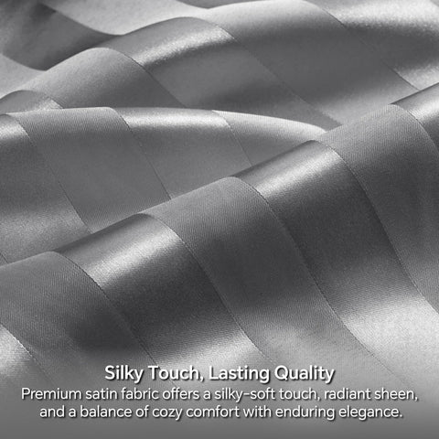 BEDELITE satin sheets queen deep pocket 15 inch fit for mattresses
