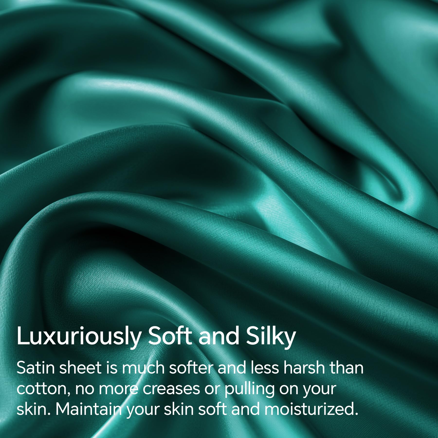 BEDELITE satin queen pillowcase-01 with silky finish for hair care