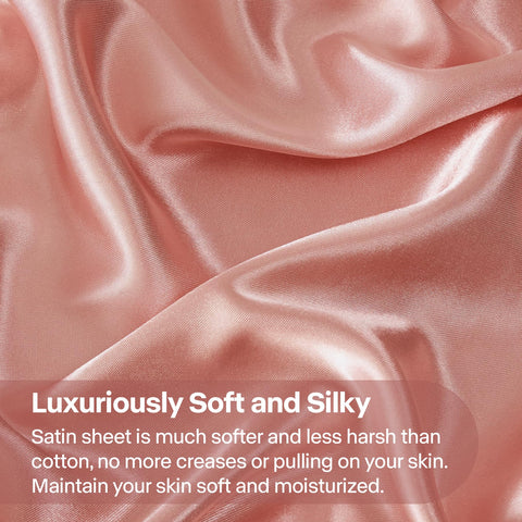 BEDELITE pillowcases pair for restful nights and hair protection.