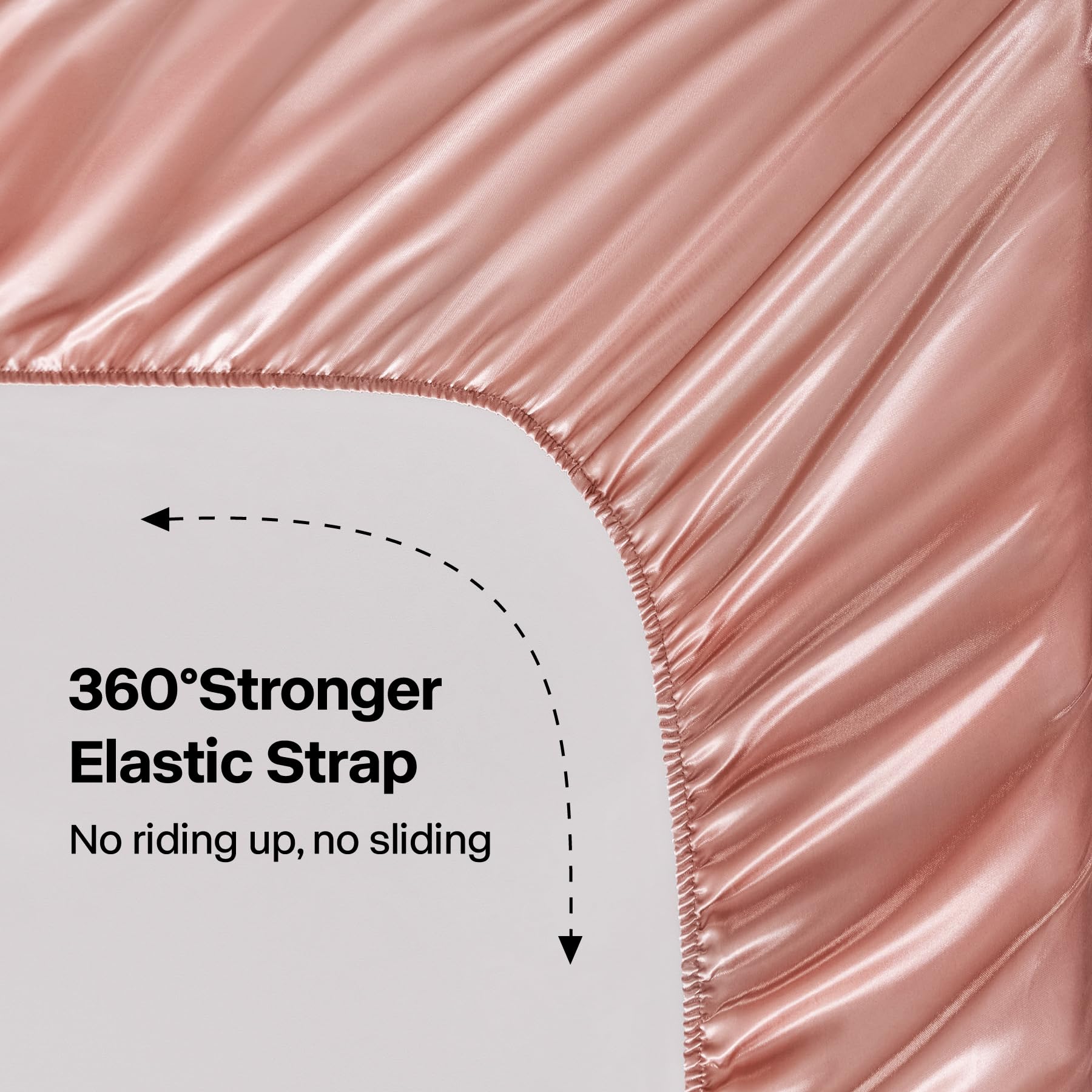 BEDELITE rose-pink satin adds vibrant style to a bedroom.
