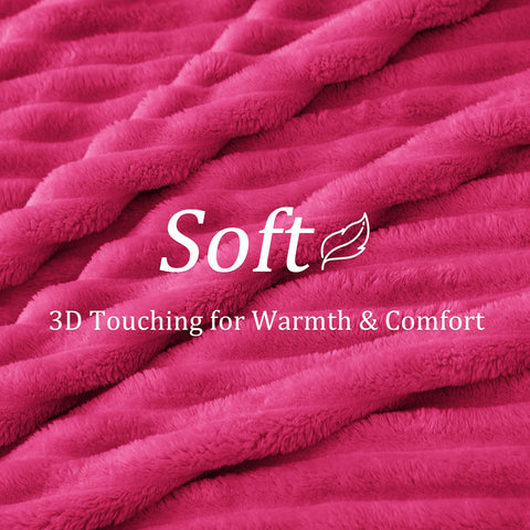 BEDELITE soft cozy blanket lies flat, ready for machine washing.