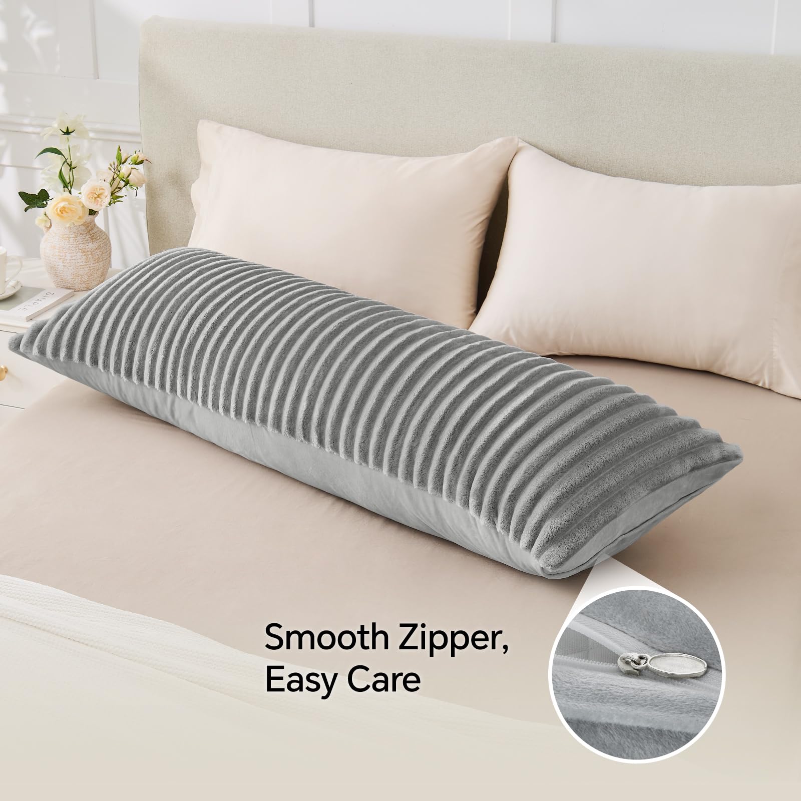 BEDELITE soft polyester fabric closeup highlights plush surface