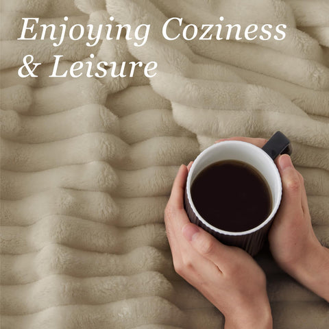 BEDELITE Twin Blanket folded on bed adds decorative layering.
