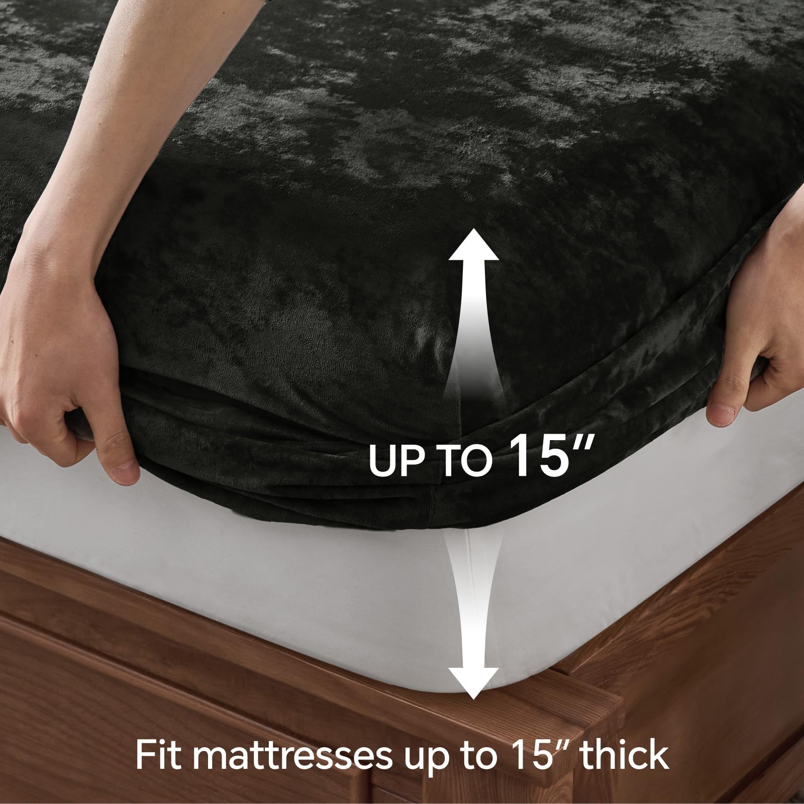 BEDELITE bedding creates a warm, luxurious bedroom ambience with a plush feel