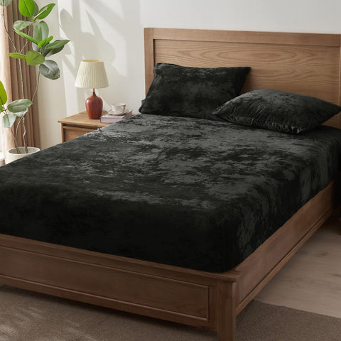 BEDELITE velvet bedroom scene showcases cozy warmth and premium feel
