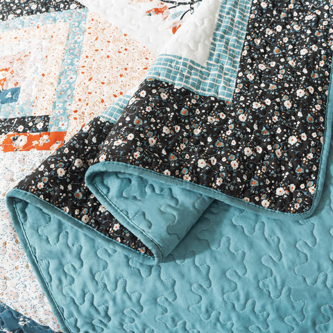 Bedifany king-size pillowcases pair complements the quilt and bed comfort